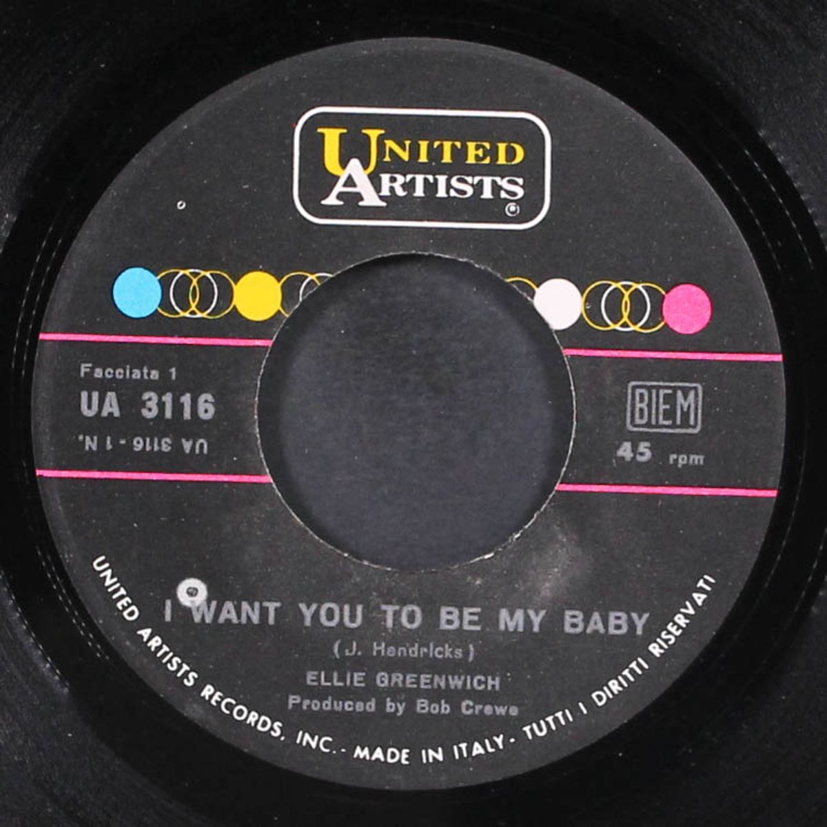 i want you to be my baby by ELLIE GREENWICH