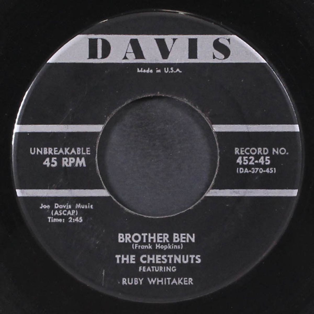 forever i vow / brother ben by CHESTNUTS
