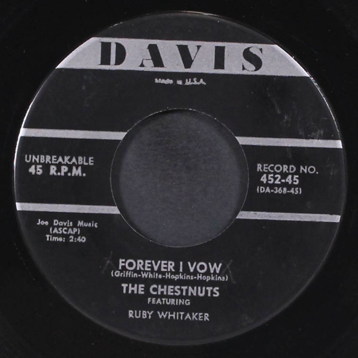 forever i vow / brother ben by CHESTNUTS