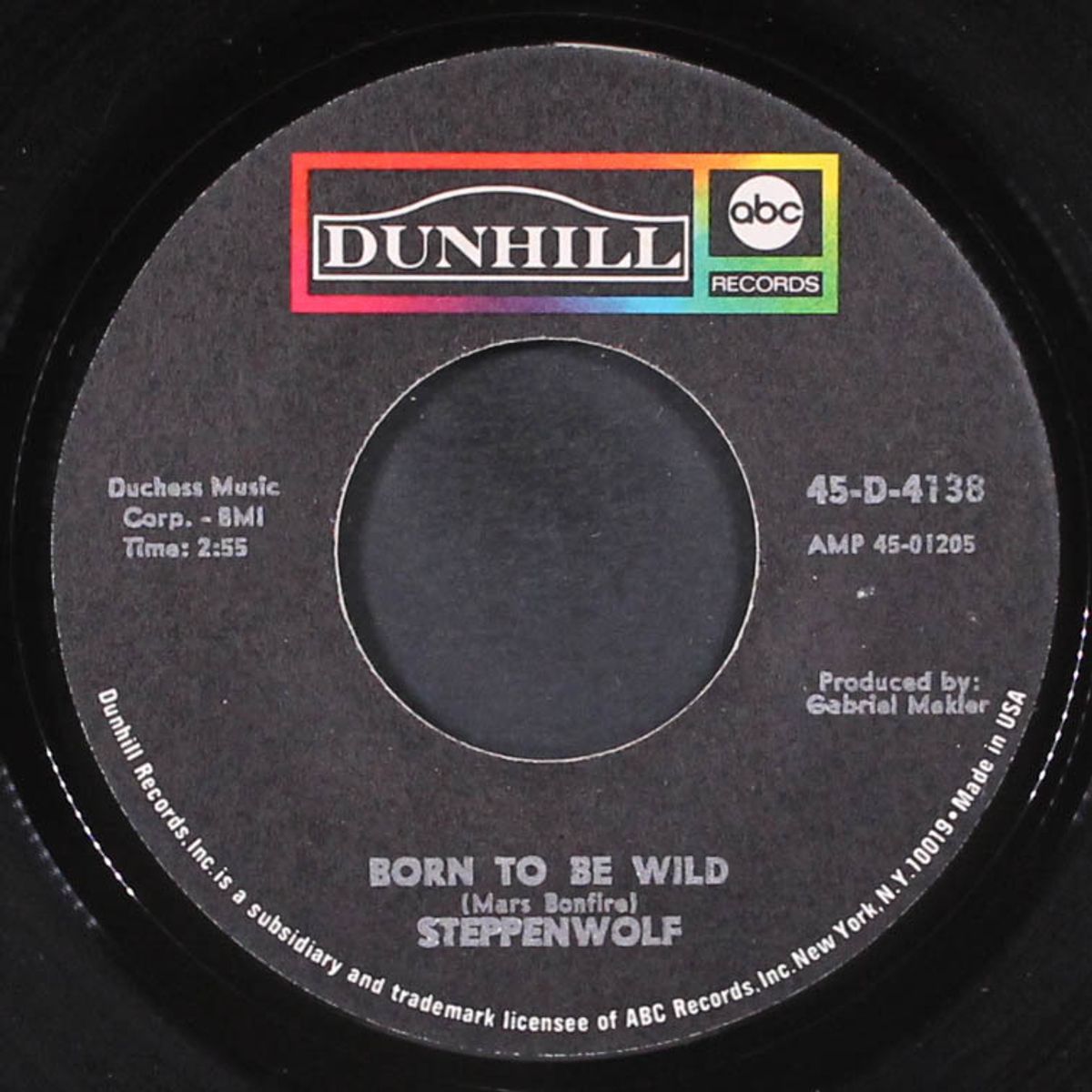 born to be wild / everybody's next one by STEPPENWOLF
