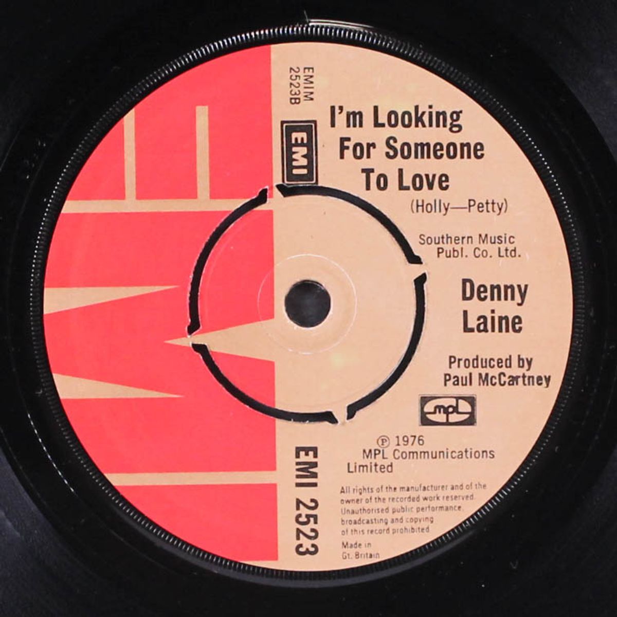 it's so easy / listen to me by DENNY LAINE