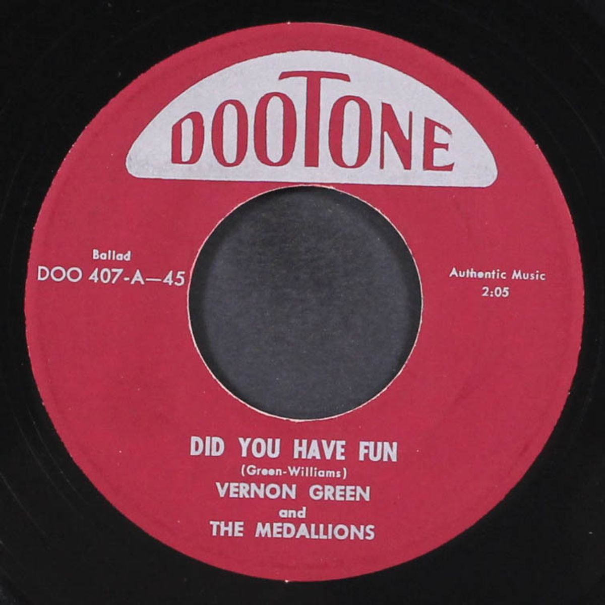 did you have fun / my mary lou by MEDALLIONS