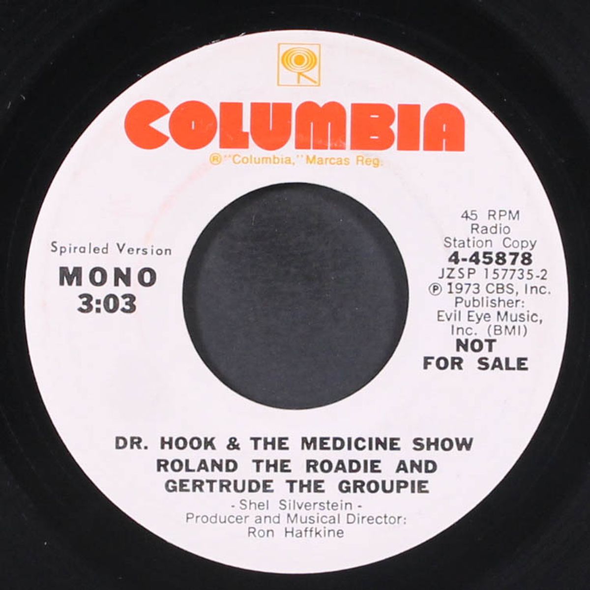 roland the roadie and gertrude the groupie / mono by DR. HOOK & THE MEDICINE SHOW