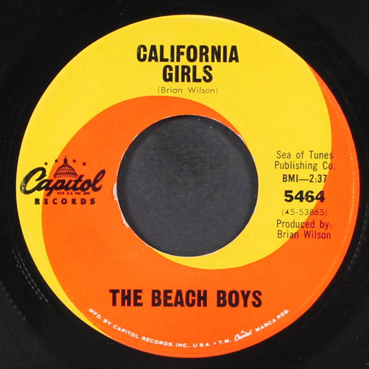 california girls / let him run wild by BEACH BOYS