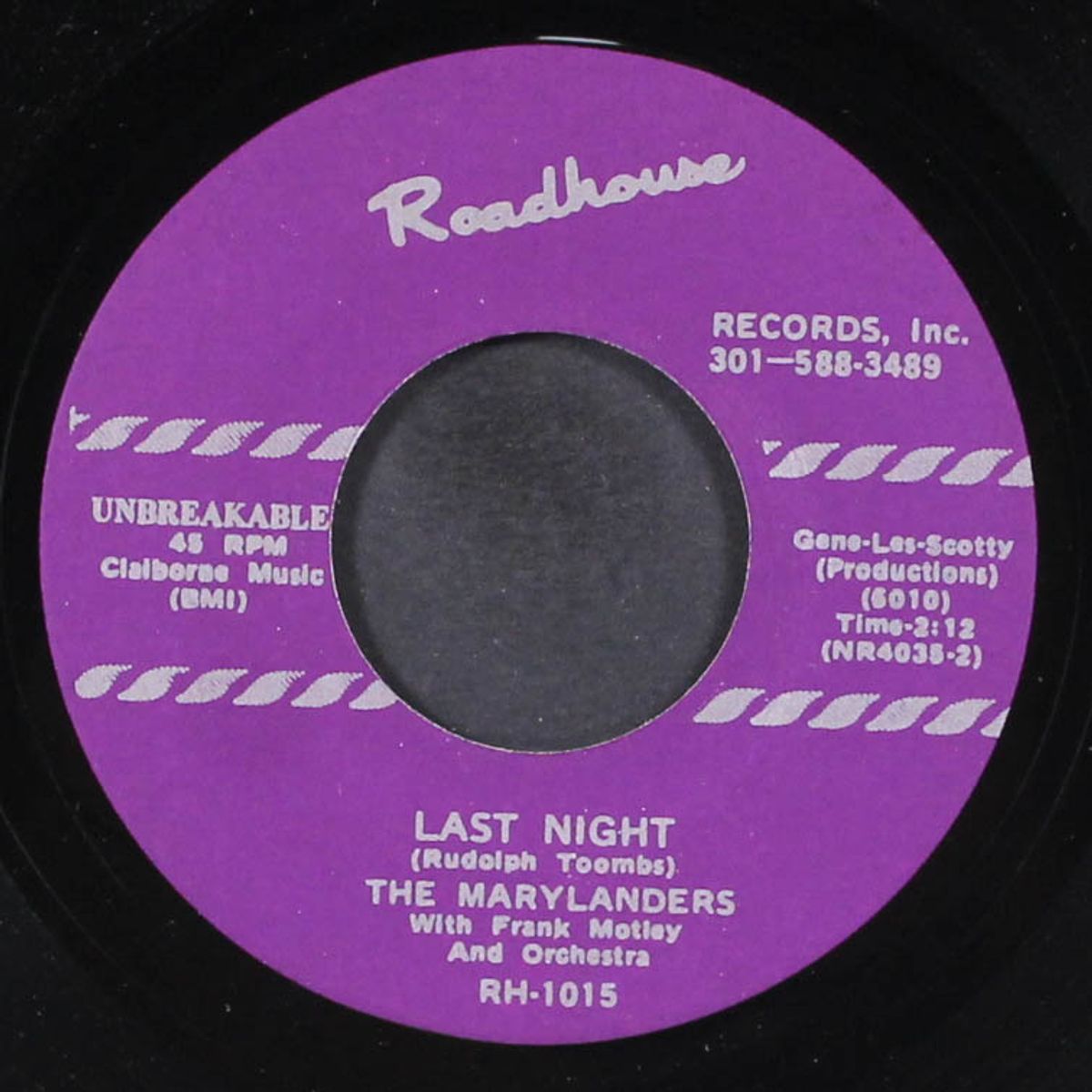 i really don't care / last night by MARYLANDERS