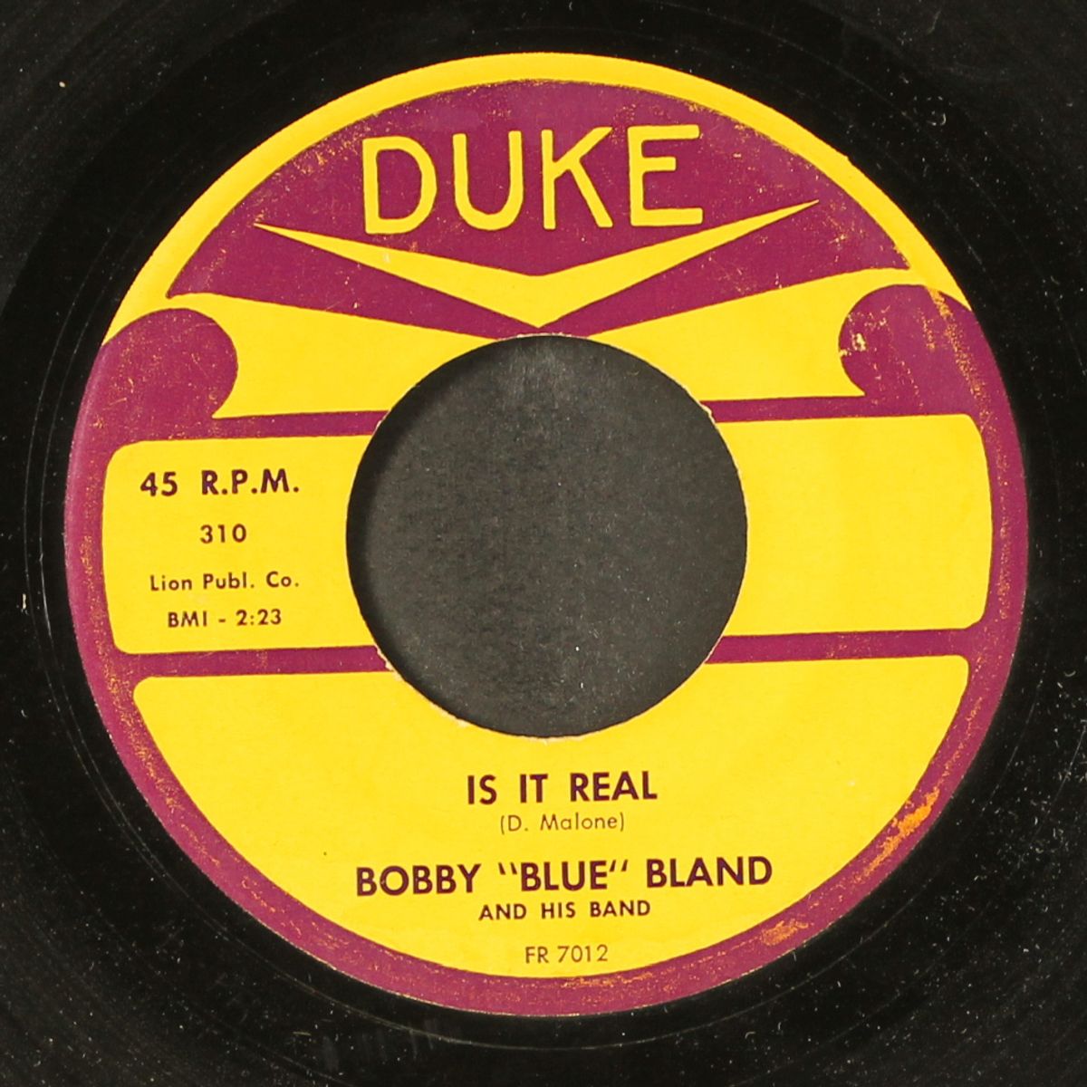 is it real / someday by BOBBY BLAND