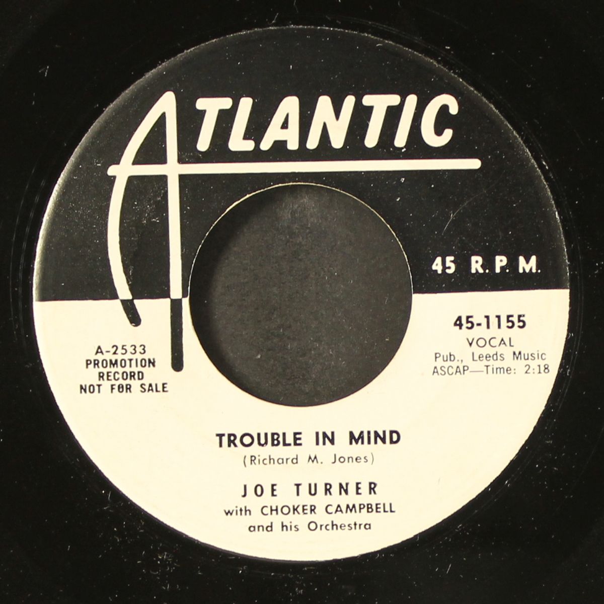 trouble in mind / i need a girl by JOE TURNER