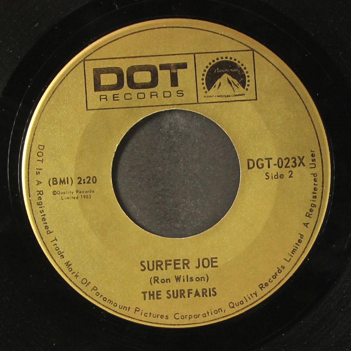 surfer joe / wipeout by SURFARIS