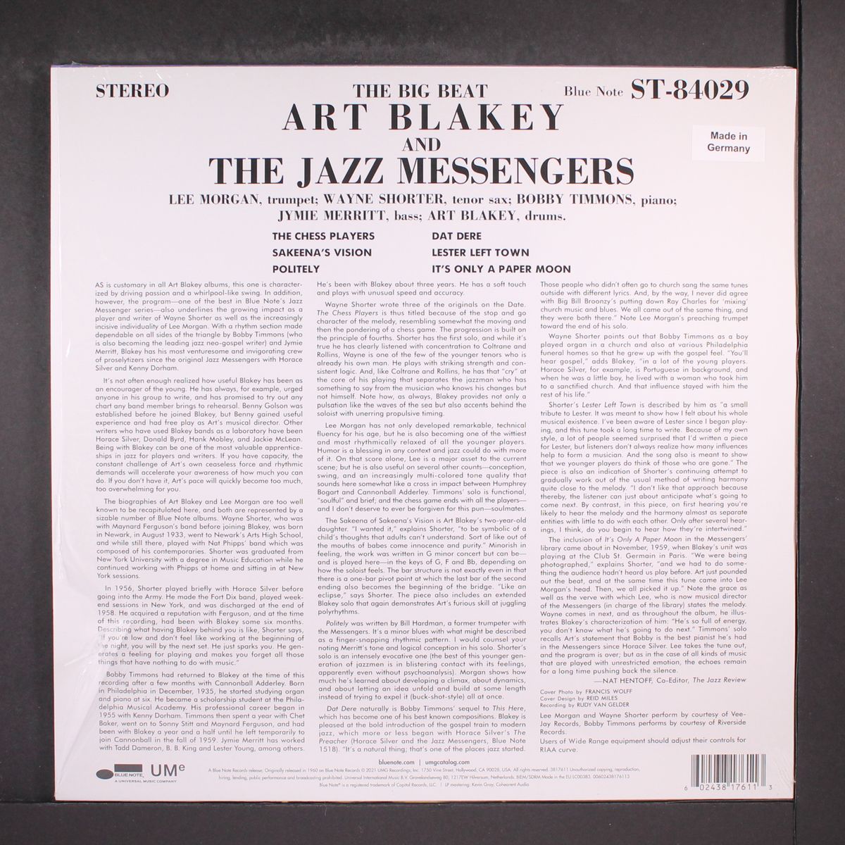 the big beat by ART BLAKEY & JAZZ MESSENGERS