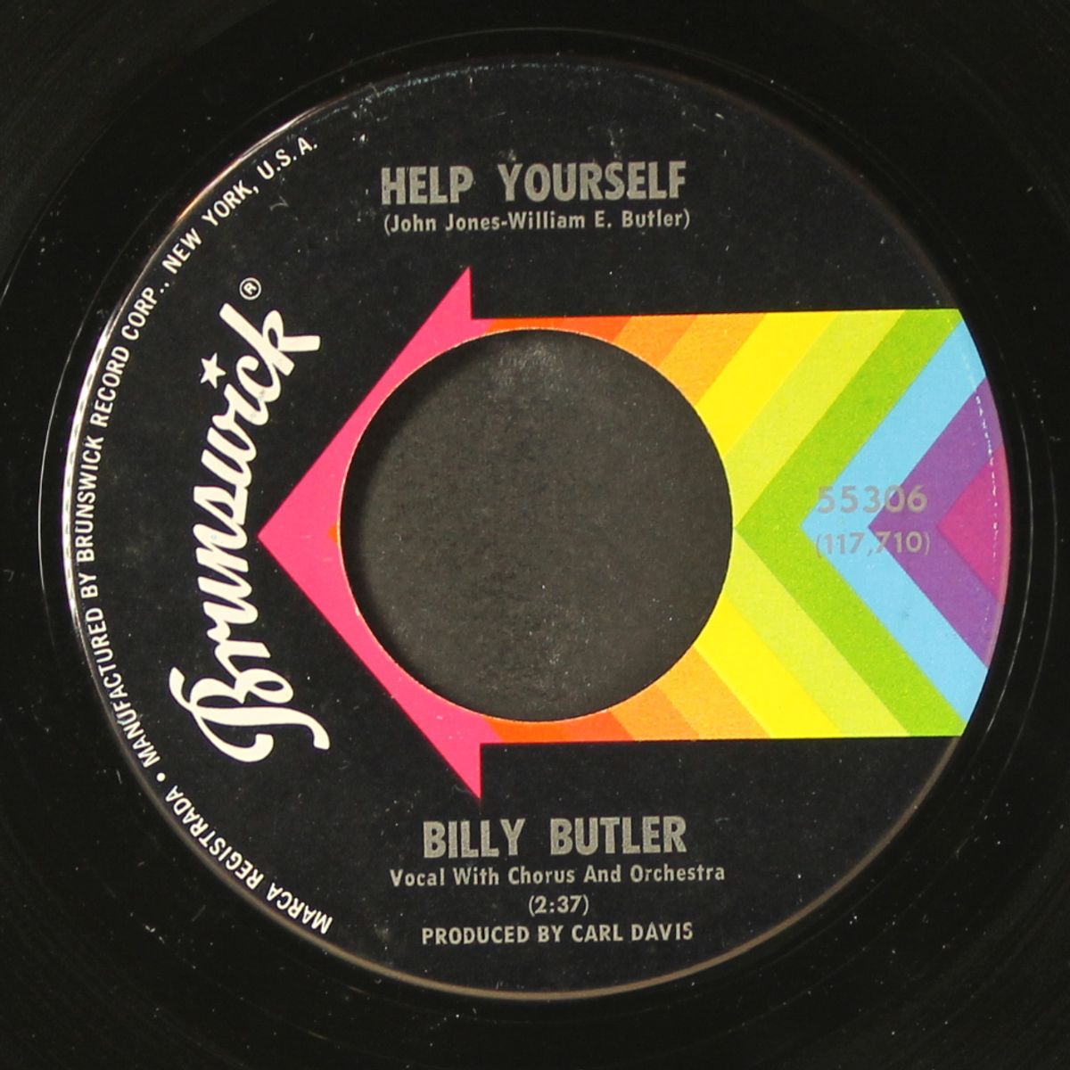 help yourself / sweet darling by BILLY BUTLER