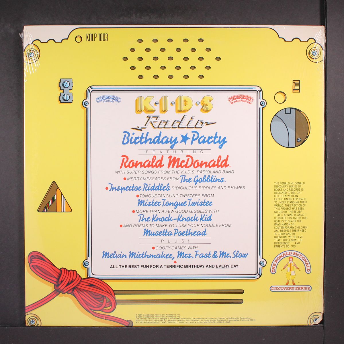 k.i.d.s. radio / birthday party by RONALD MCDONALD