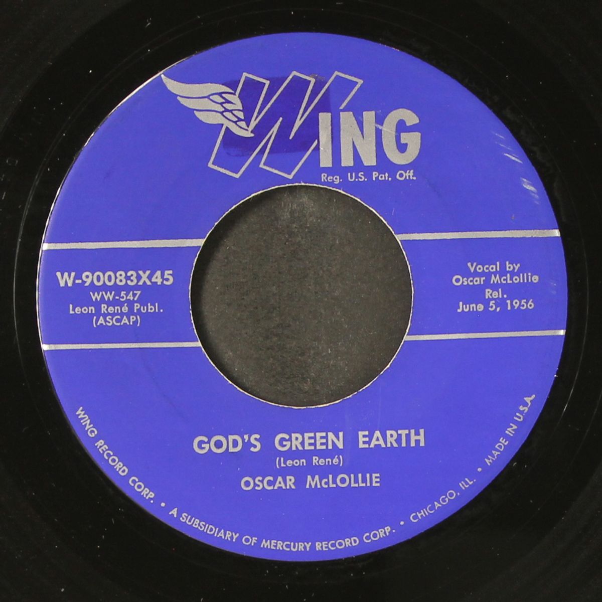 got your love in my heart / god's green earth by OSCAR MCLOLLIE