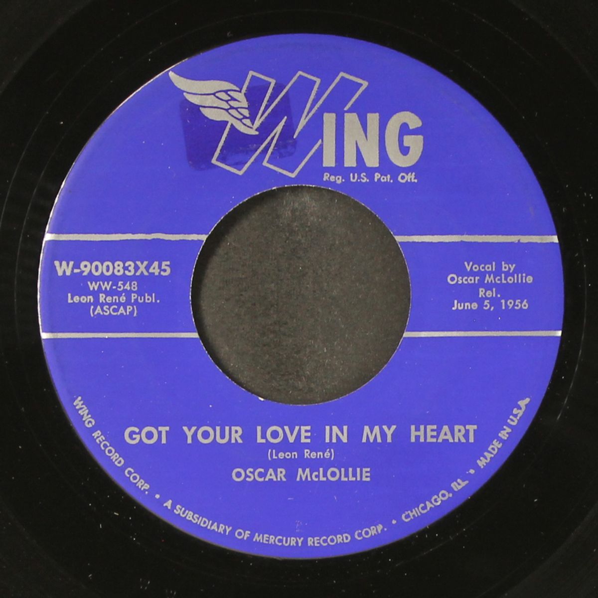 got your love in my heart / god's green earth by OSCAR MCLOLLIE