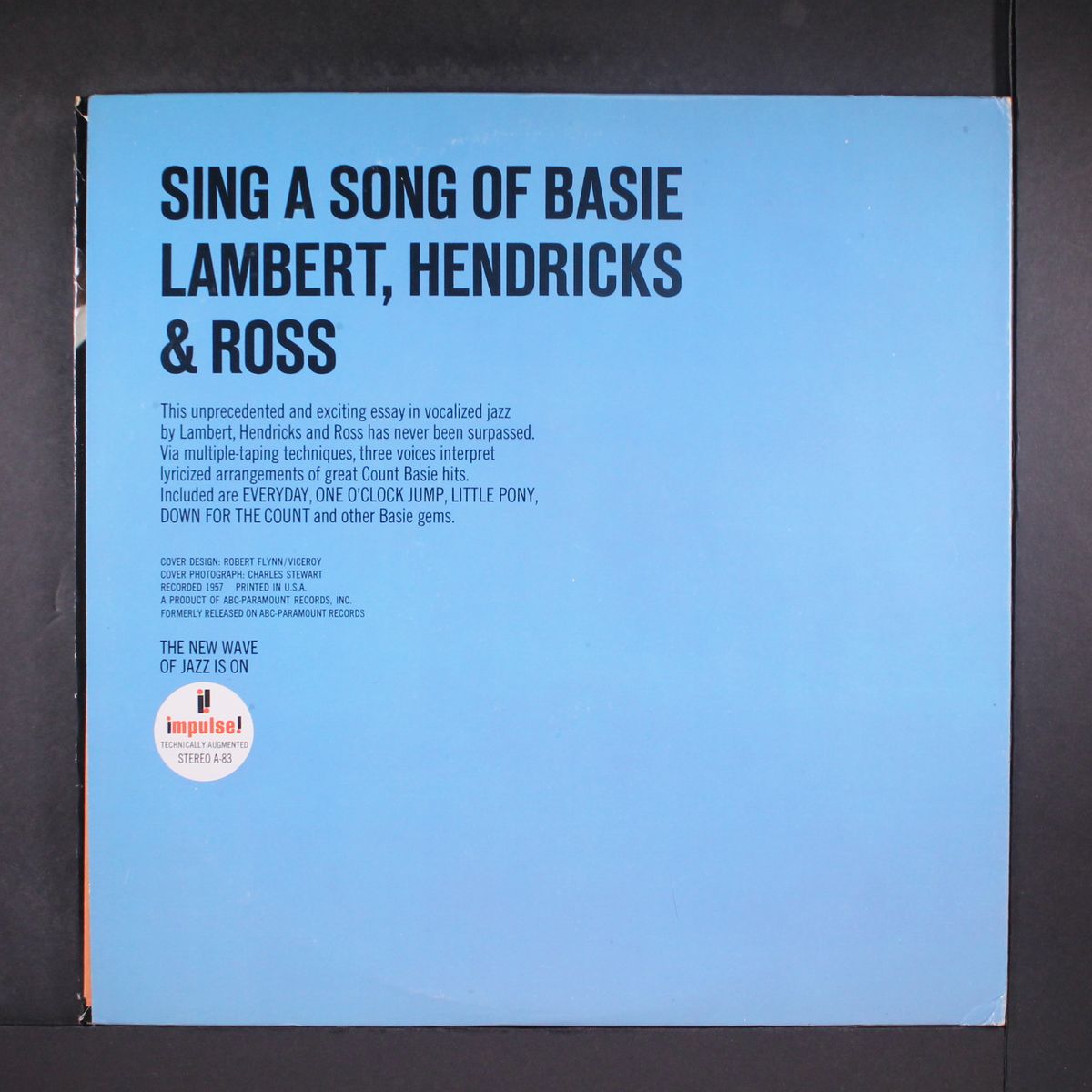 sing a song of basie by LAMBERT, HENDRICKS & ROSS