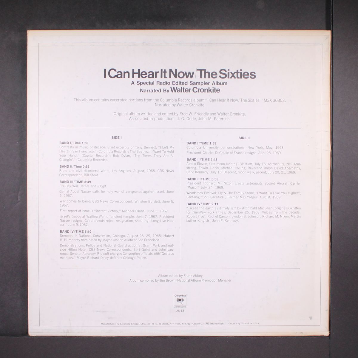 i can hear it now / the sixties by WALTER CRONKITE