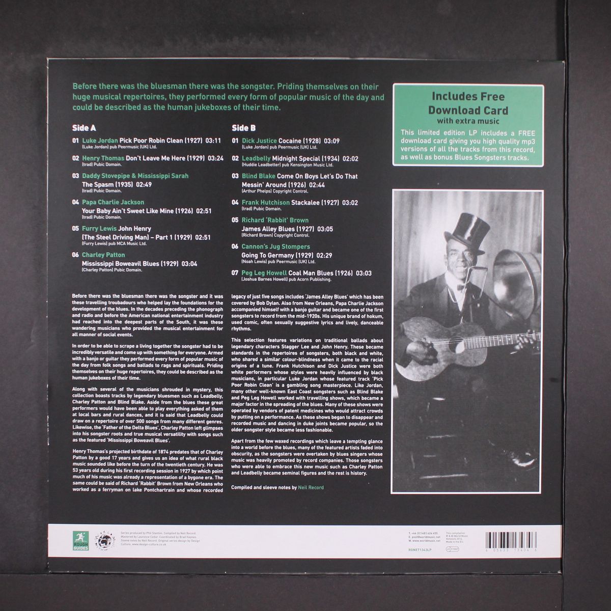 the blues songsters by VARIOUS