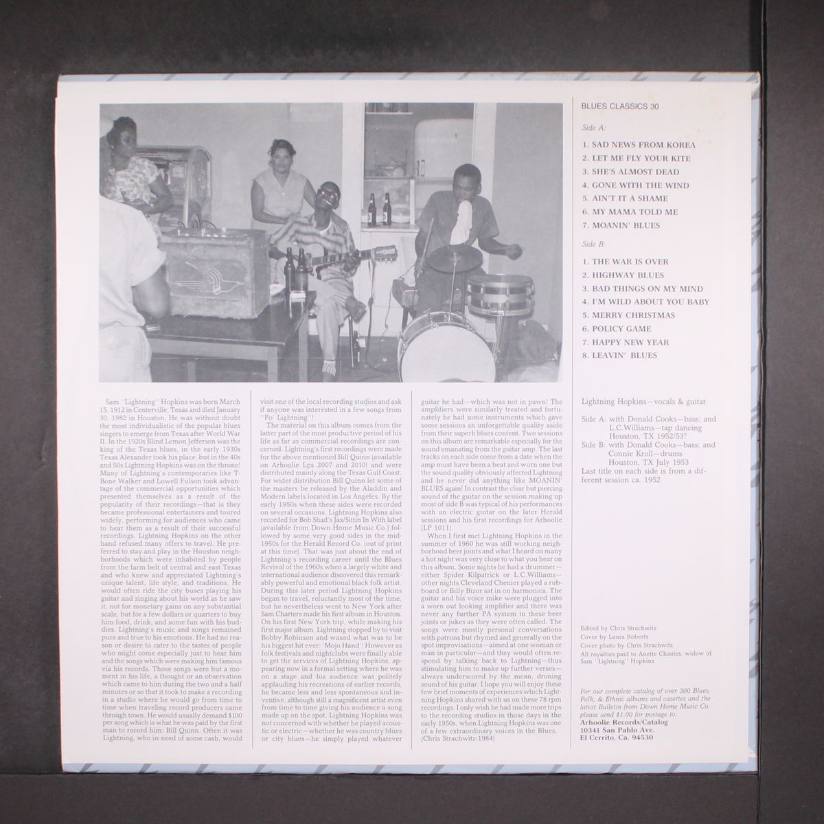 houston's king of the blues by LIGHTNING HOPKINS