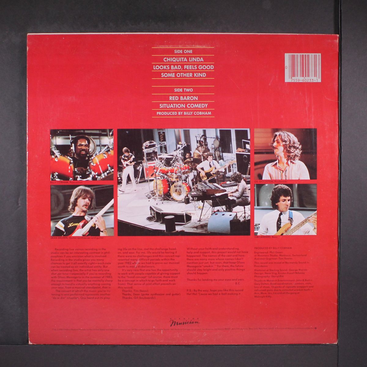 smokin' by BILLY COBHAM'S GLASS MENAGERIE
