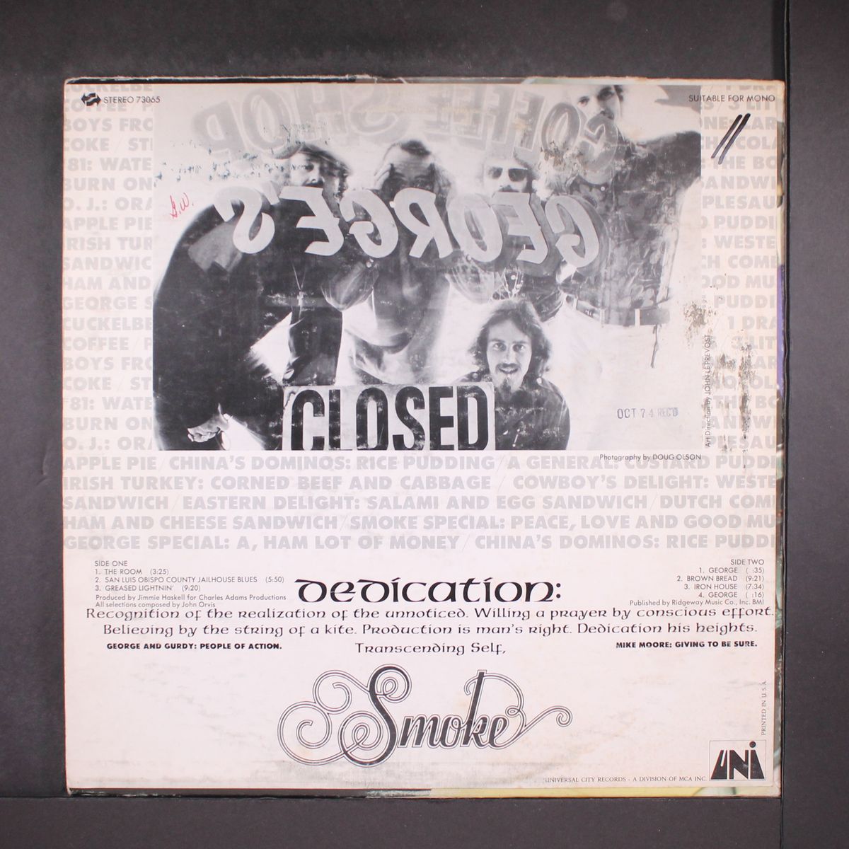 at george's coffee shop by SMOKE