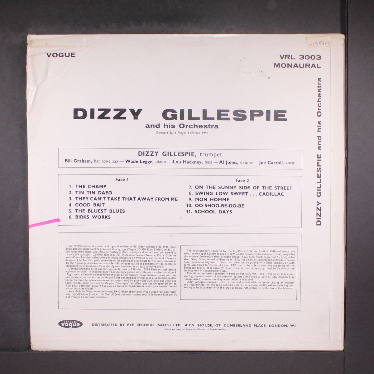 concert vol. 29 by DIZZY GILLESPIE