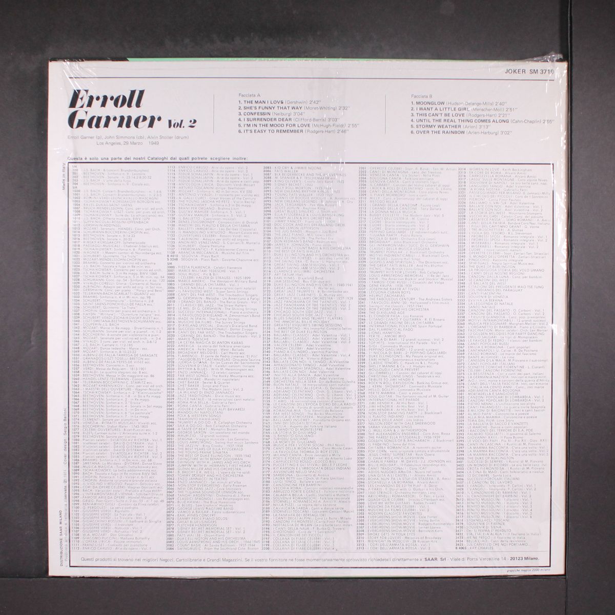 vol. 2 by ERROLL GARNER