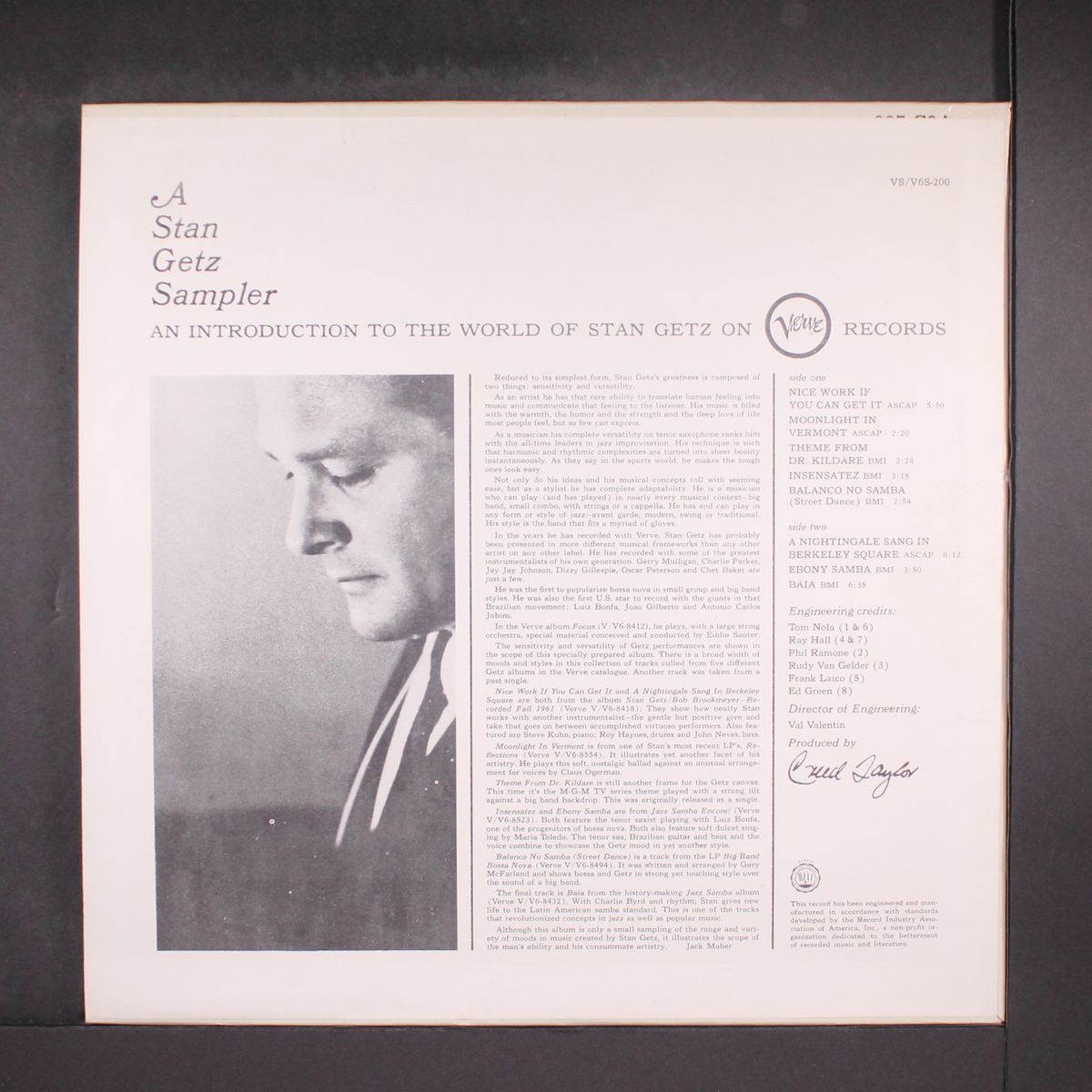 the world of by STAN GETZ