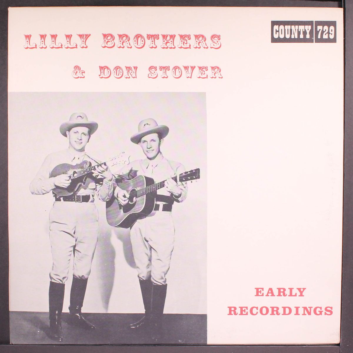 early recordings by LILLY BROTHERS & DON STOVER