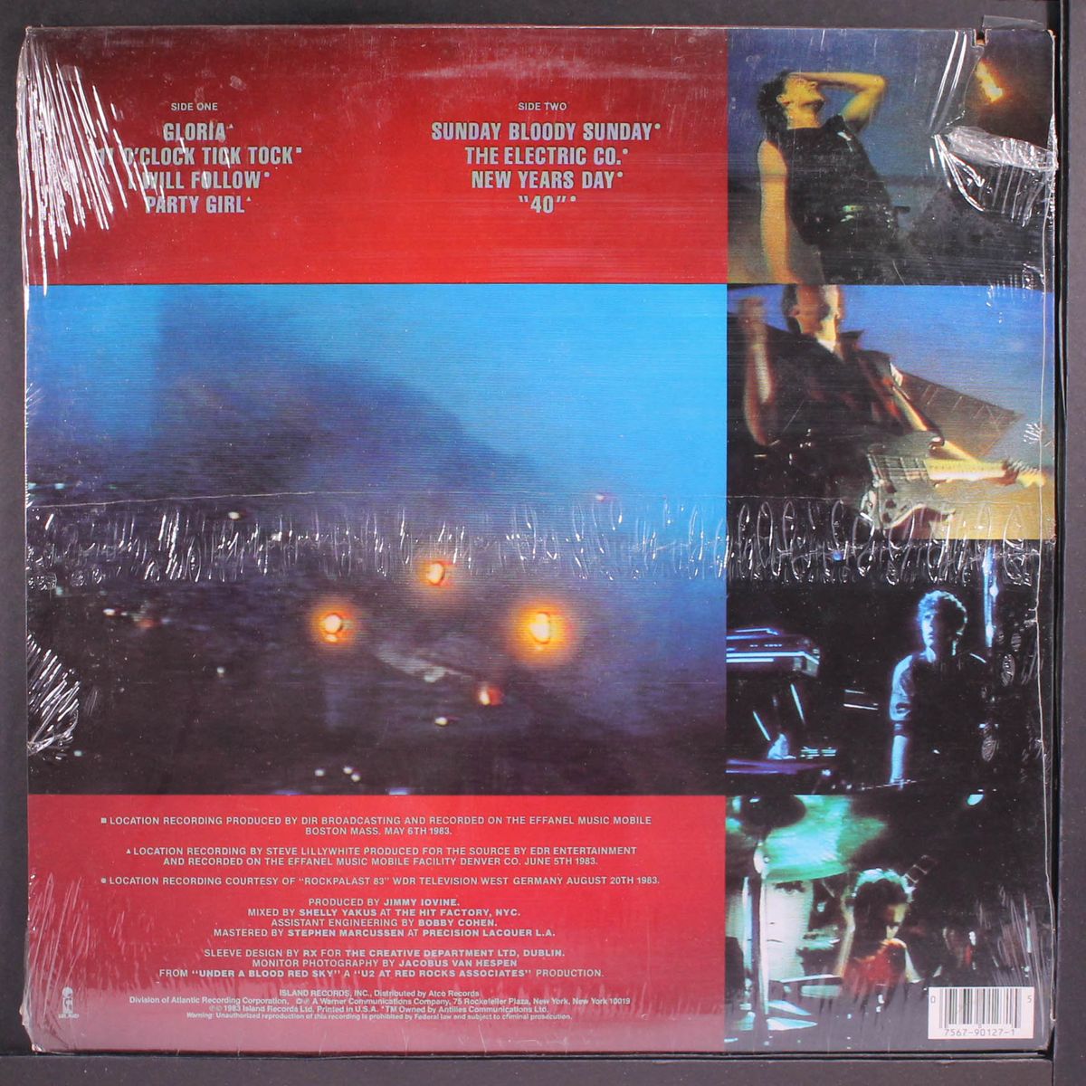 live, under a blood red sky by U2