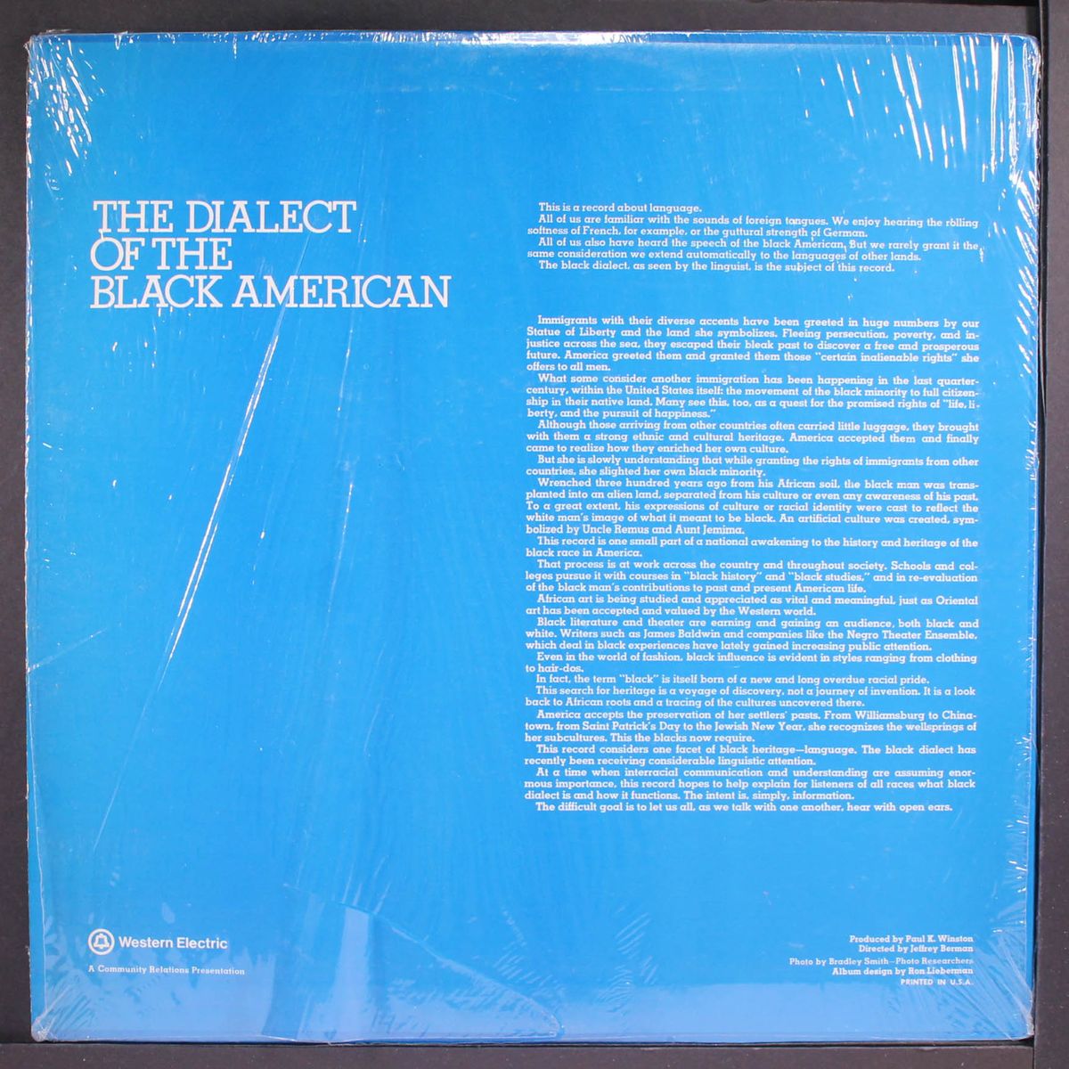 the dialect of the black american by VARIOUS