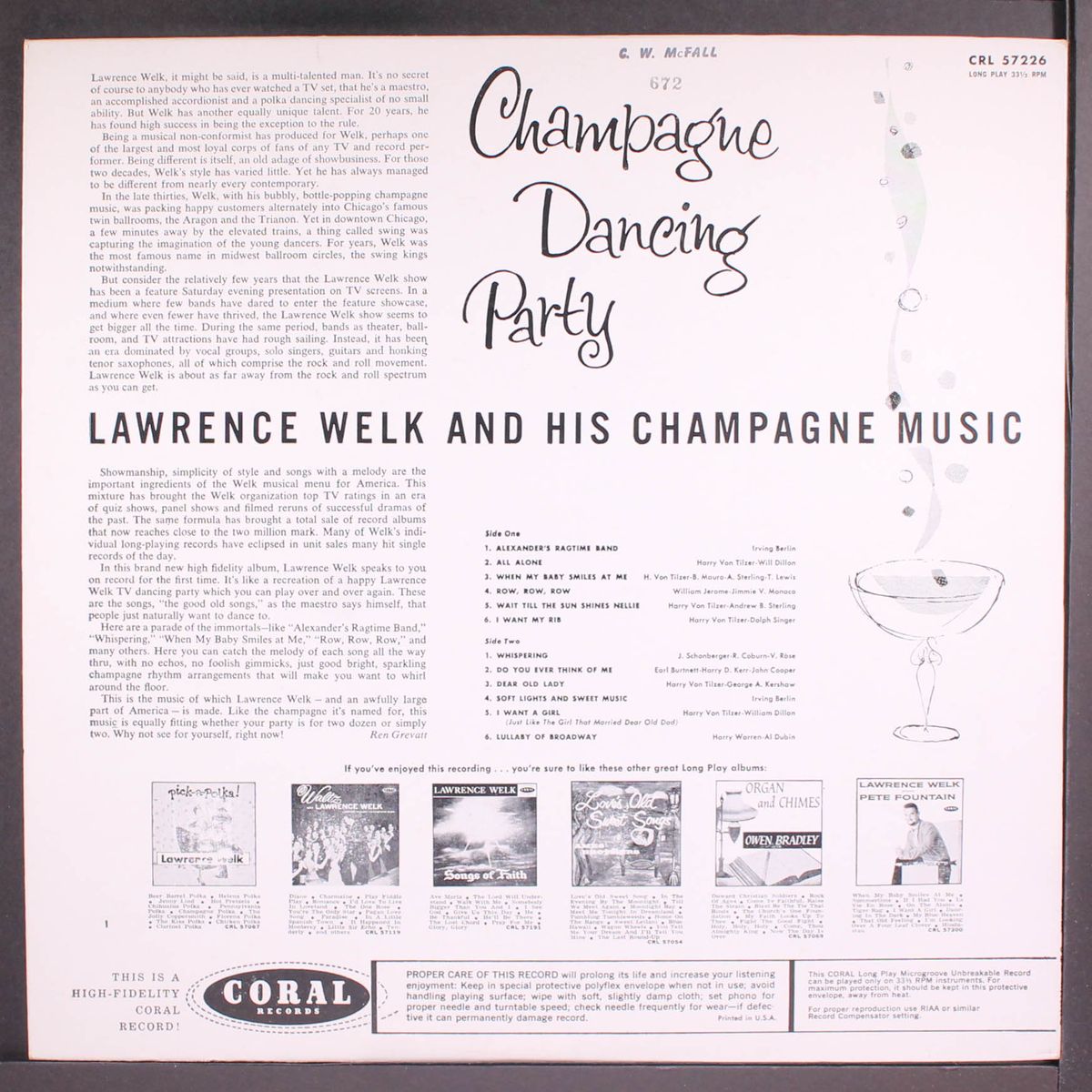 champagne dancing party by LAWRENCE WELK