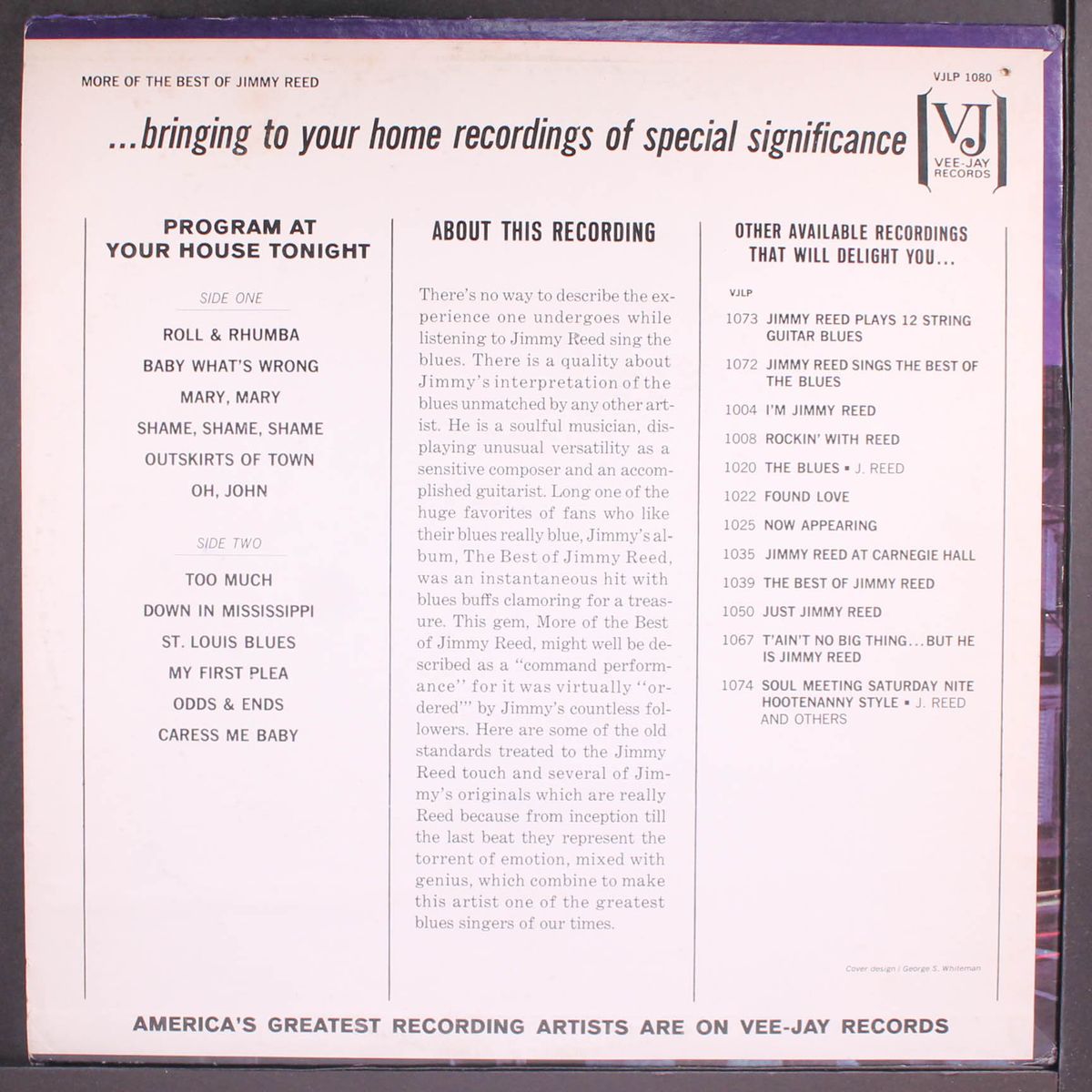 with more of the best by JIMMY REED