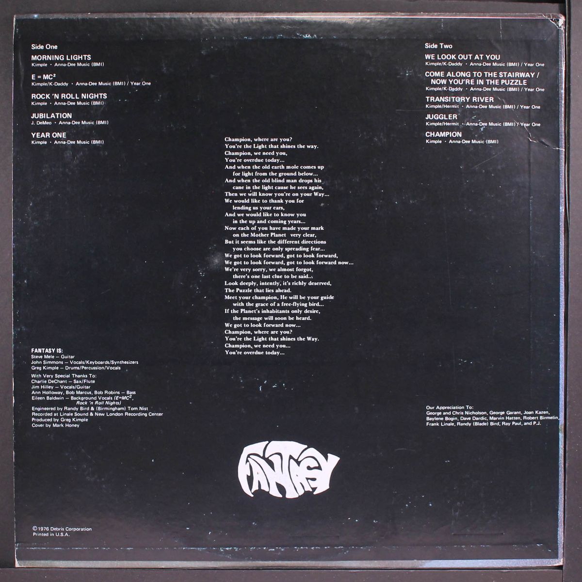 year 1 by FANTASY