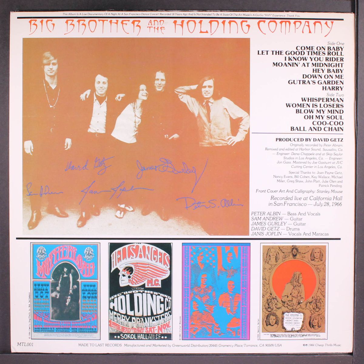 cheaper thrills by BIG BROTHER & THE HOLDING COMPANY