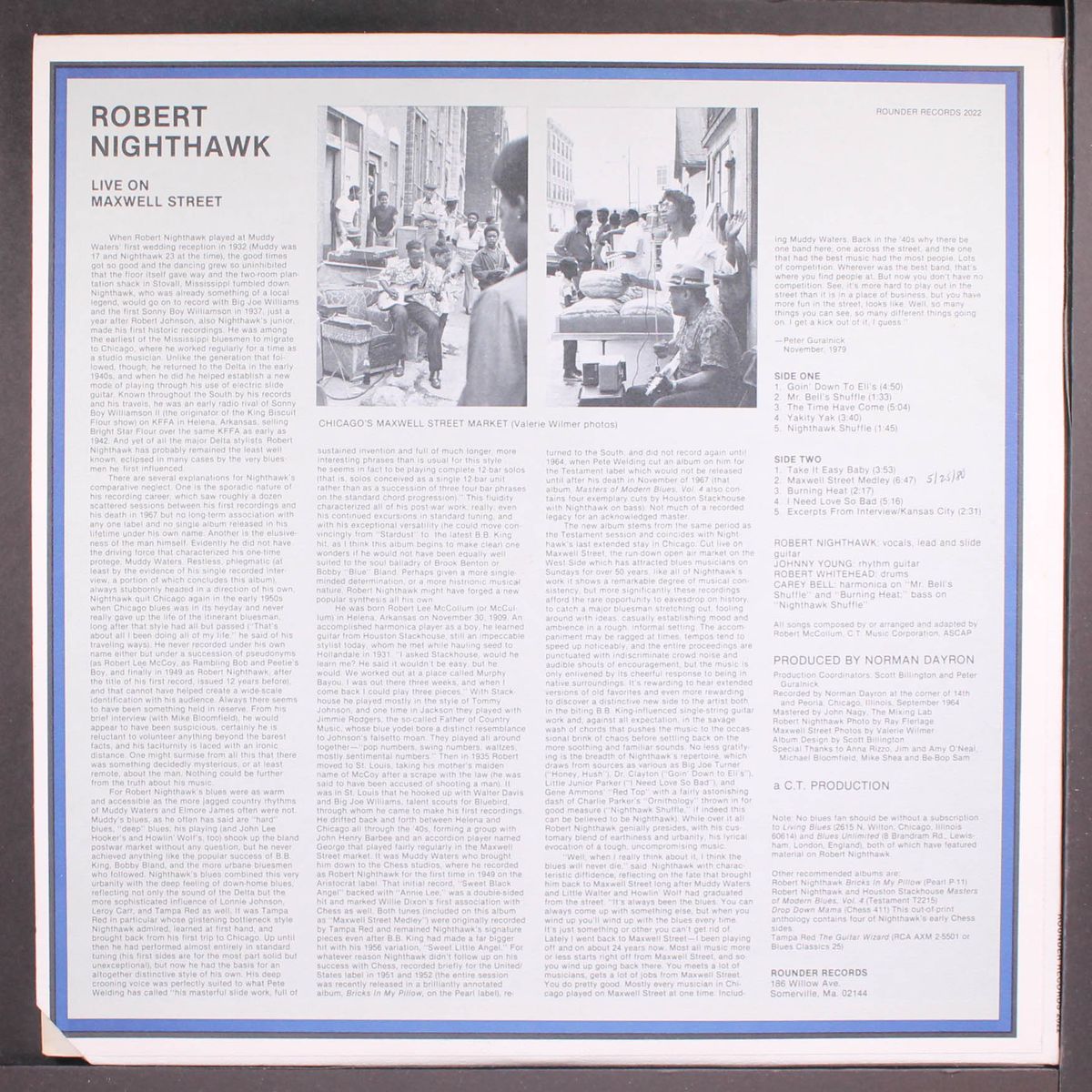 live on maxwell street by ROBERT NIGHTHAWK