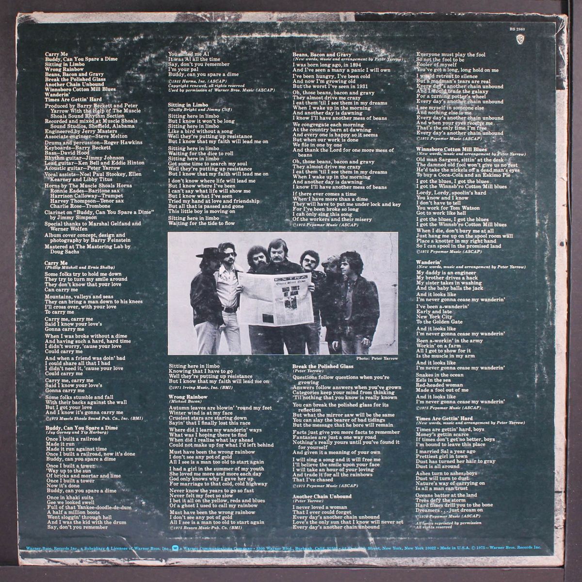 hard times by PETER YARROW