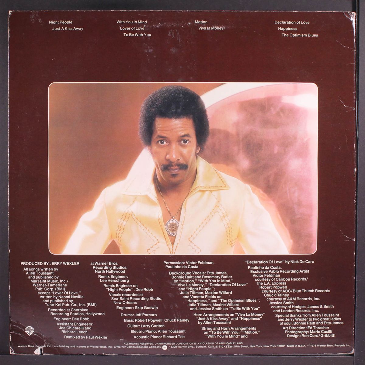 motion by ALLEN TOUSSAINT