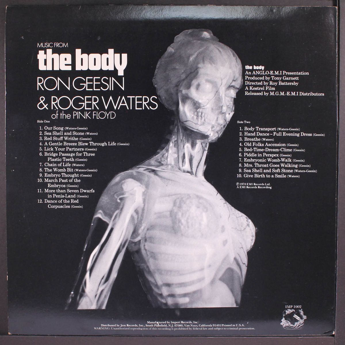 music from the body by RON GEESIN & ROGER WATERS