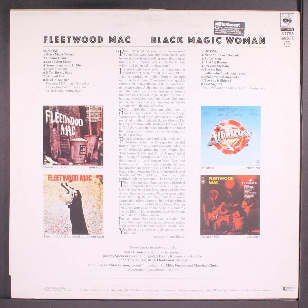 black magic woman by FLEETWOOD MAC