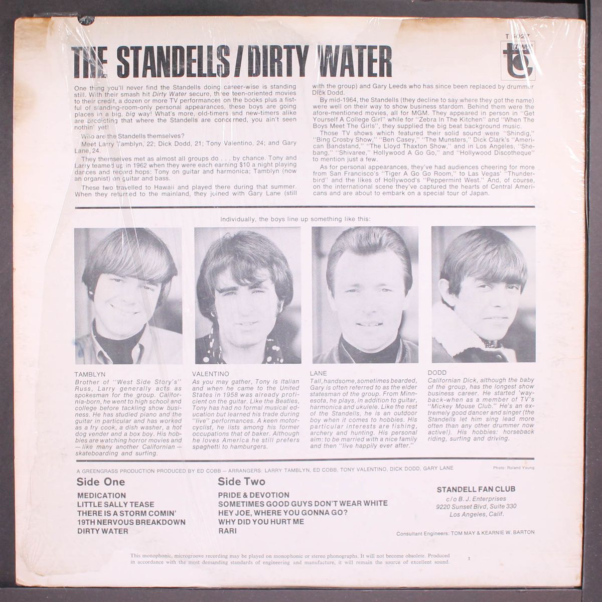 dirty water by STANDELLS