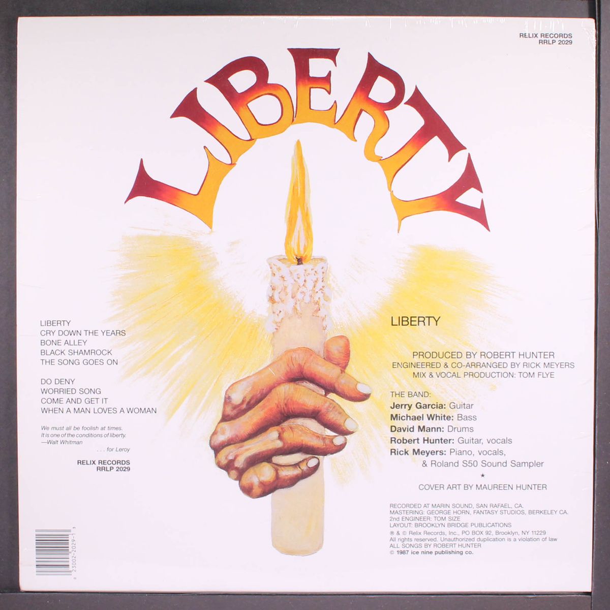 liberty by ROBERT HUNTER