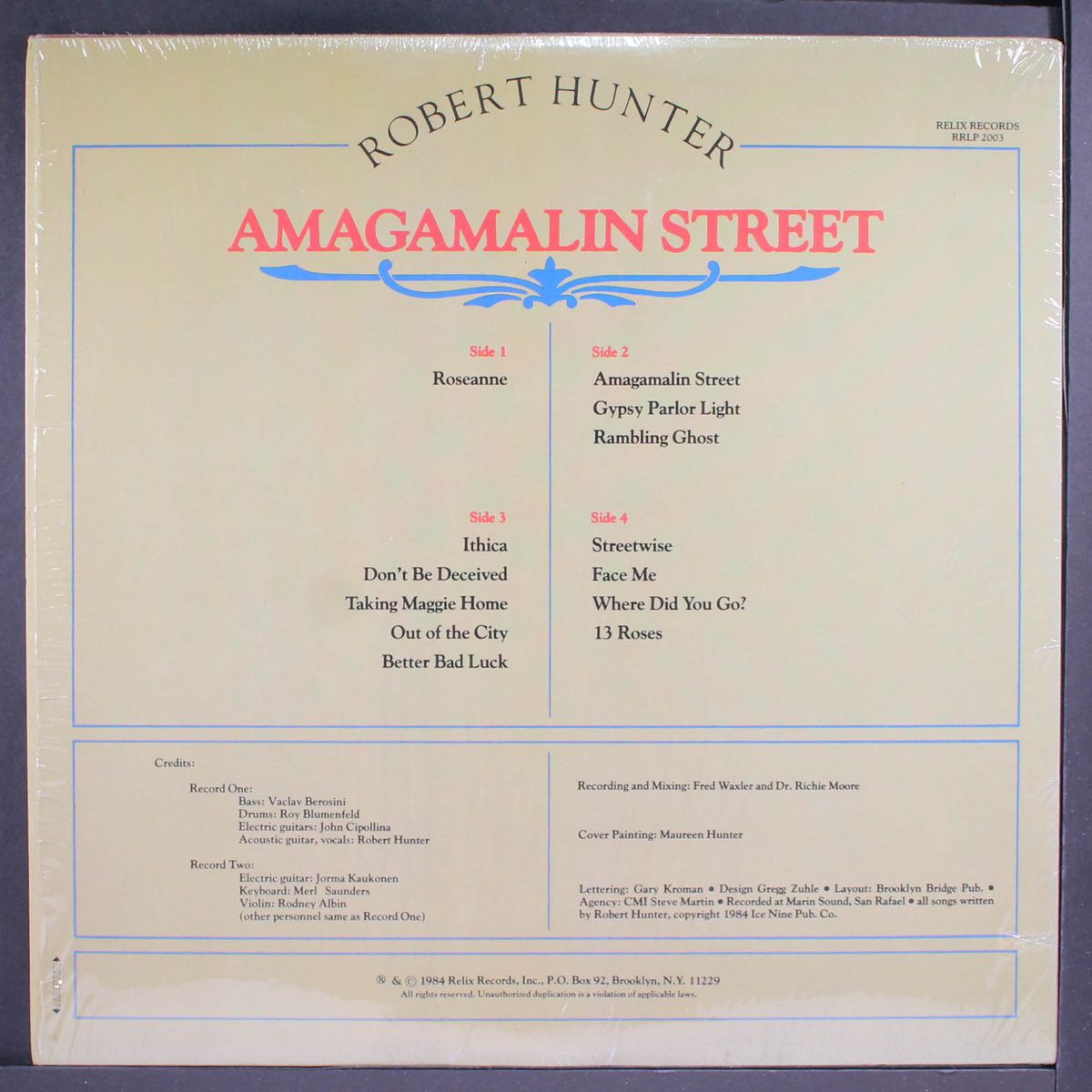 amagamalin st. by ROBERT HUNTER