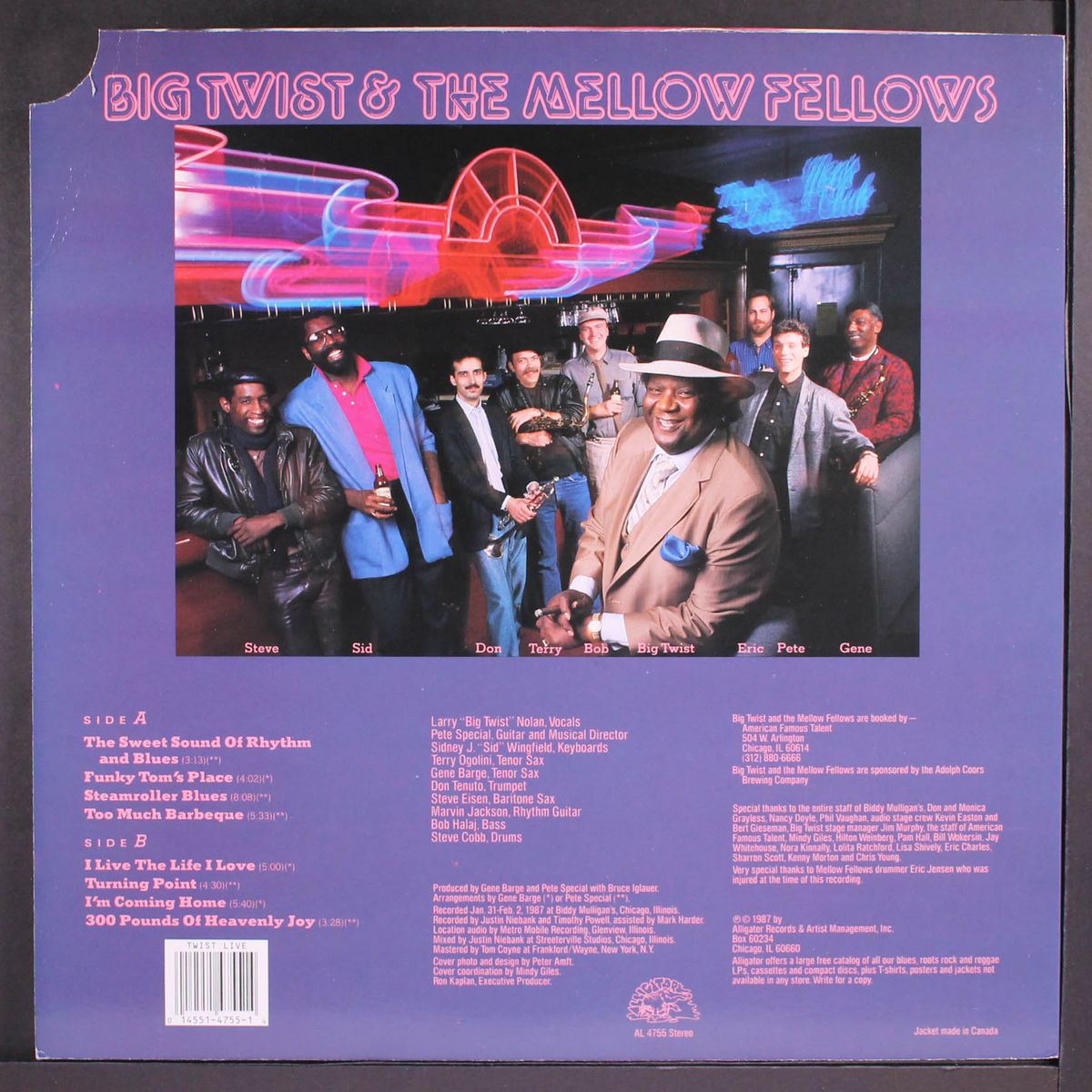 live from chicago! bigger than life! by BIG TWIST & MELLOW FELLOWS