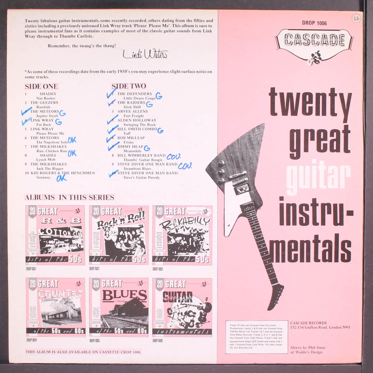 20 great guitar instrumentals by VARIOUS