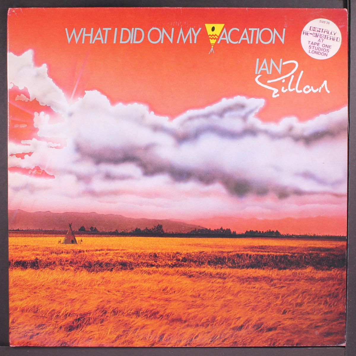 what i did on my vacation by IAN GILLAN
