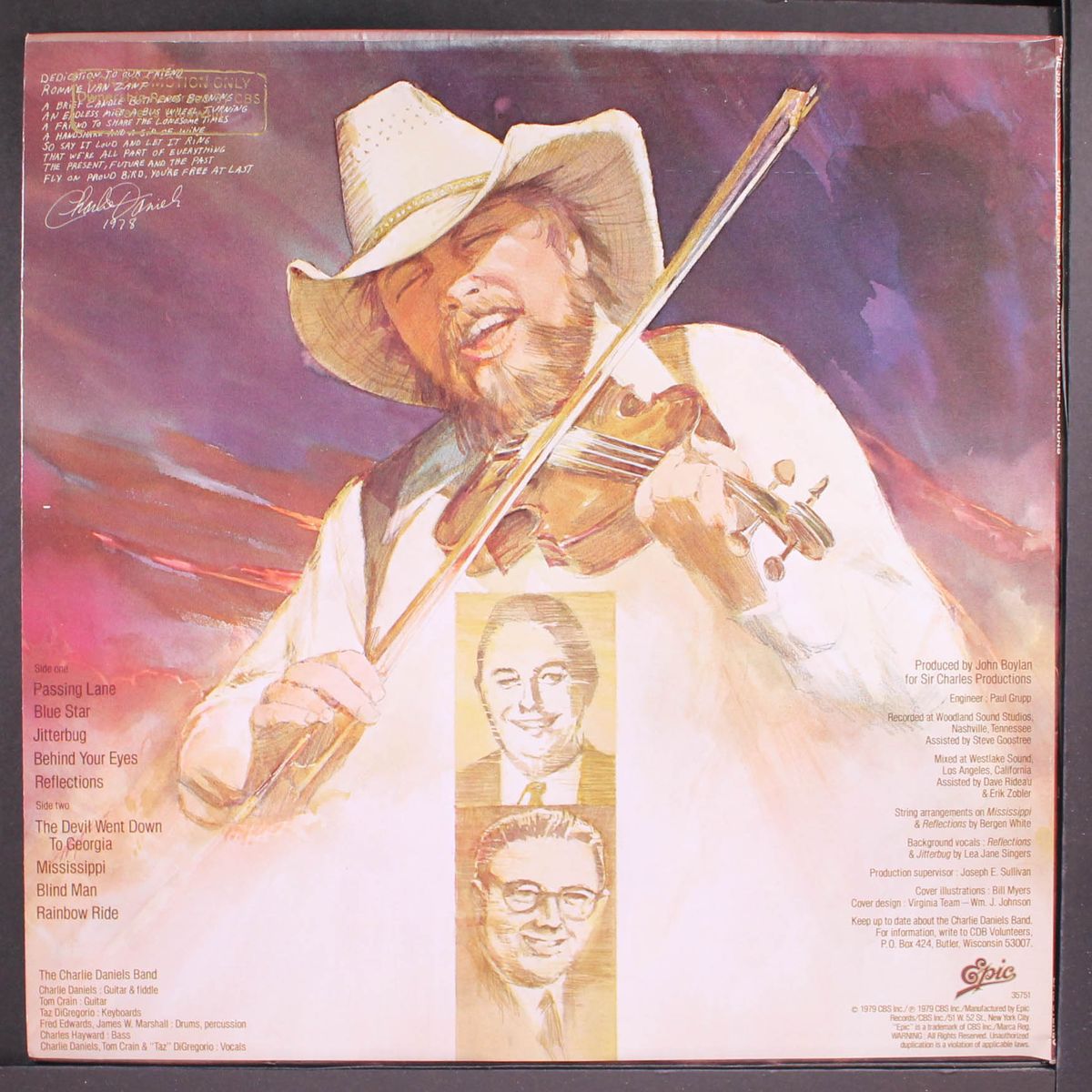 million mile reflections by CHARLIE DANIELS BAND