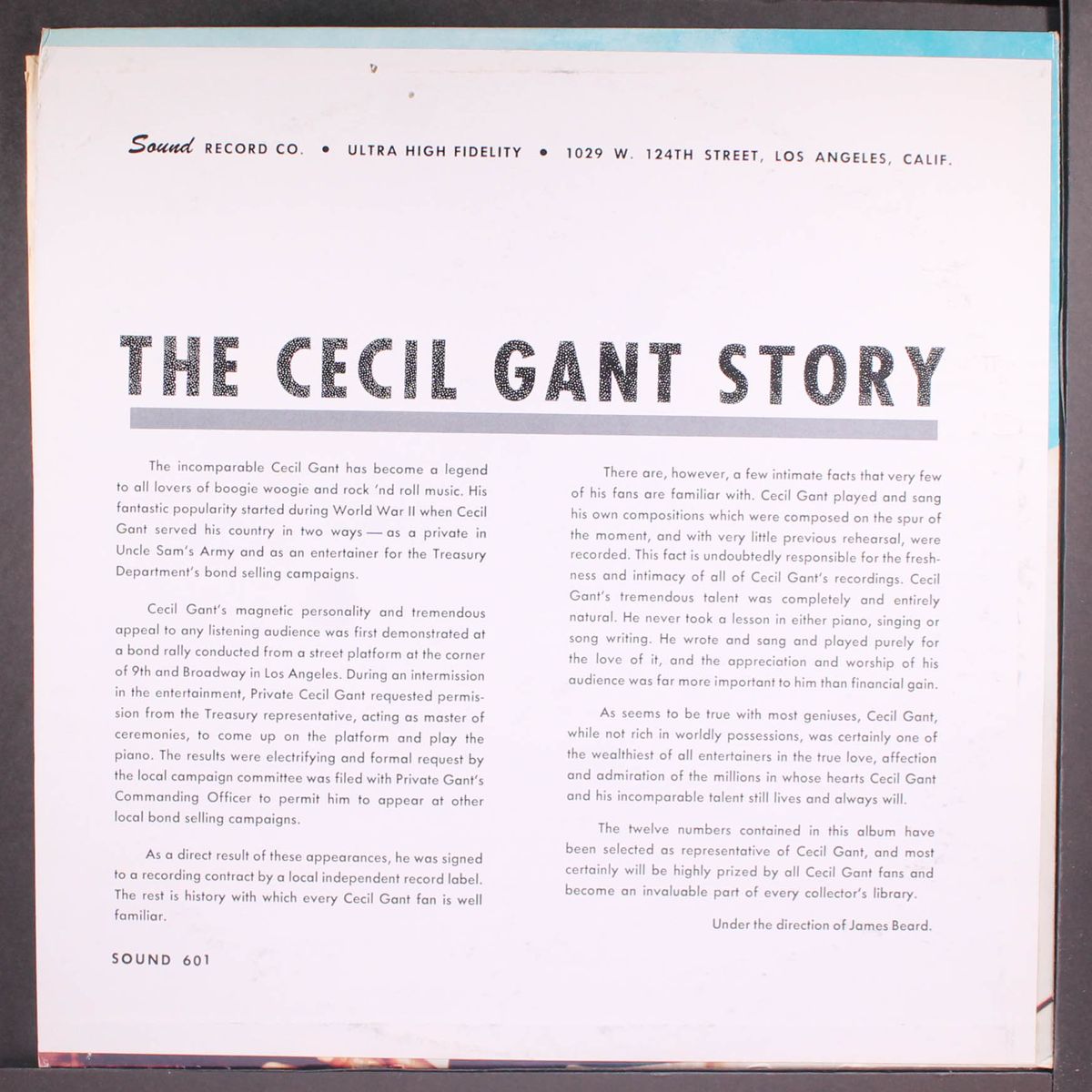 the incomparable by CECIL GANT