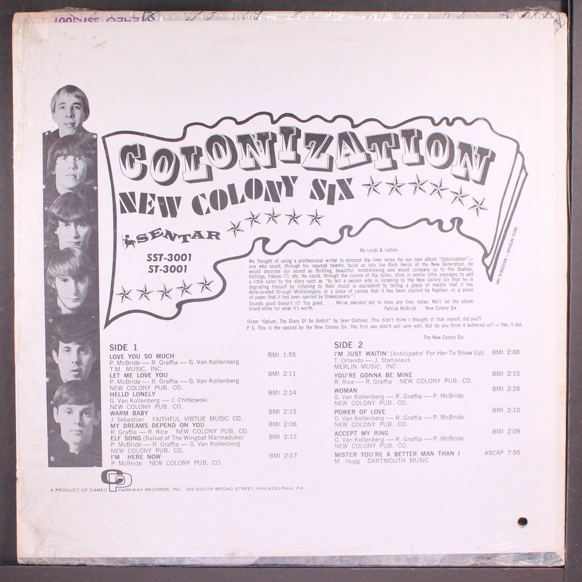 colonization by NEW COLONY SIX