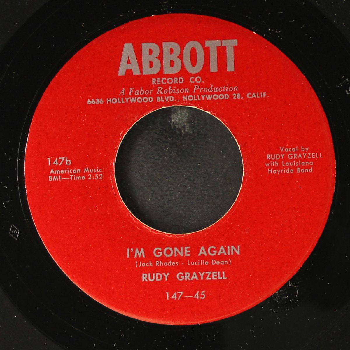 bonita chiquita / i'm gone again by RUDY GRAYZELL