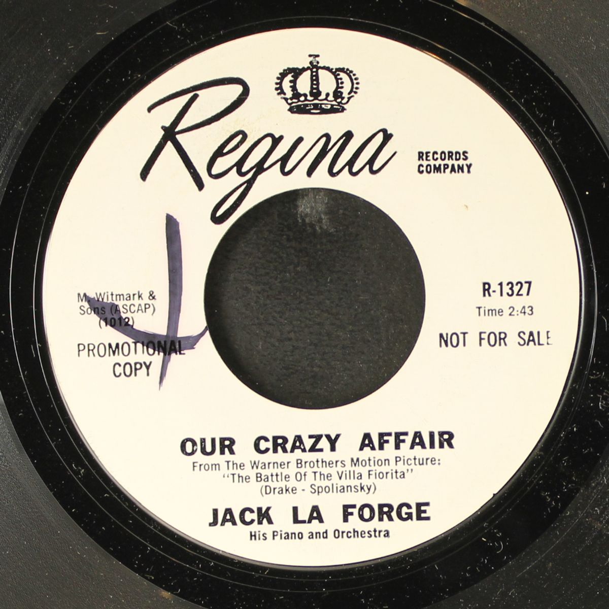 boss bossa nova / our crazy affair by JACK LA FORGE