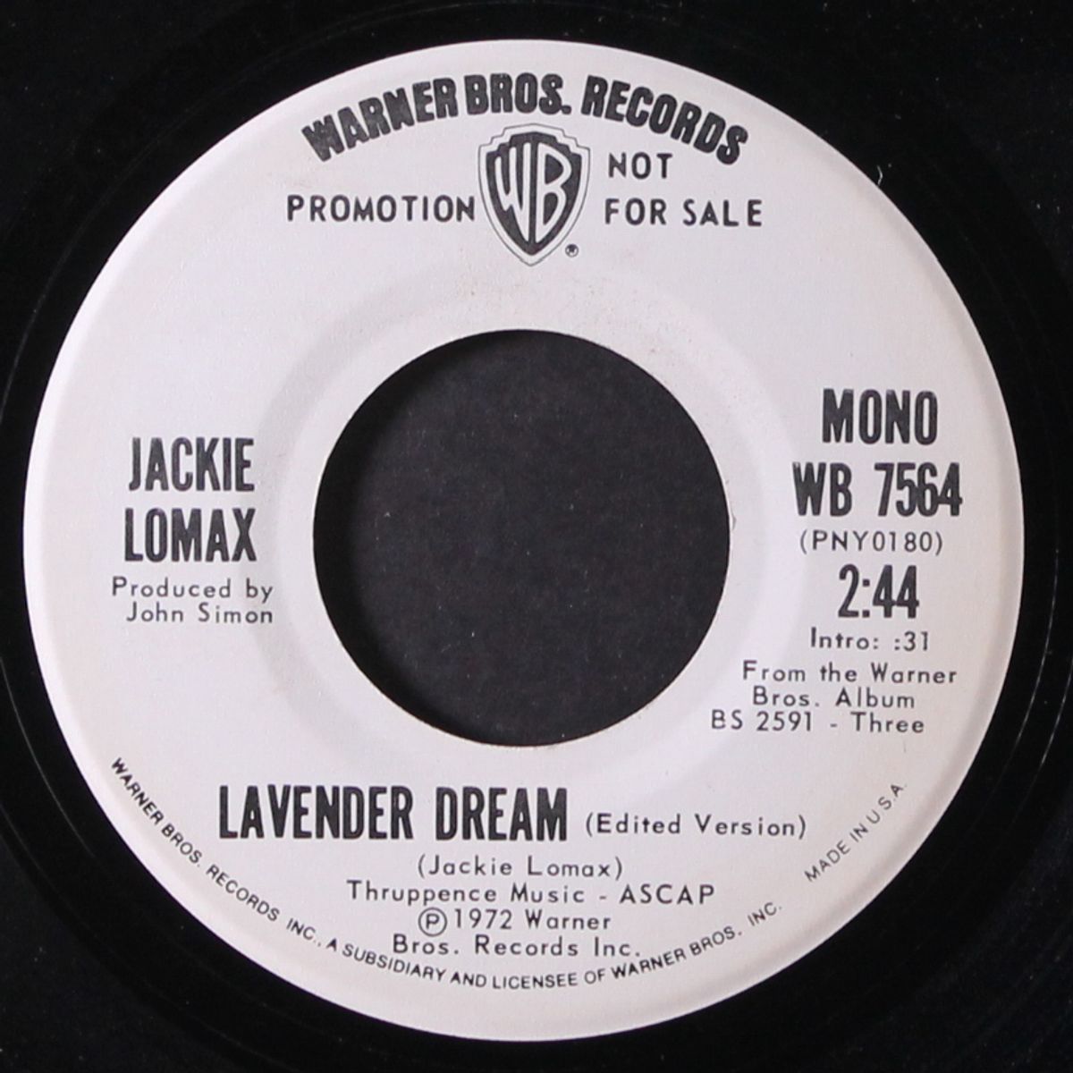 lavender dream / mono by JACKIE LOMAX